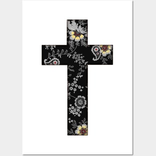 christian cross Posters and Art